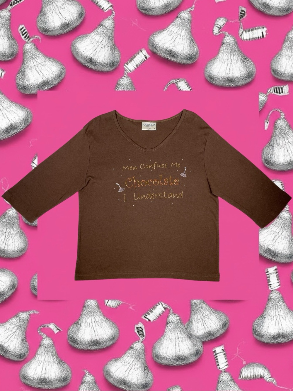 Cactus Bay 100% Cotton Retro Kitsch Grandmacore Cozycore Eclectic Grandpa Top L